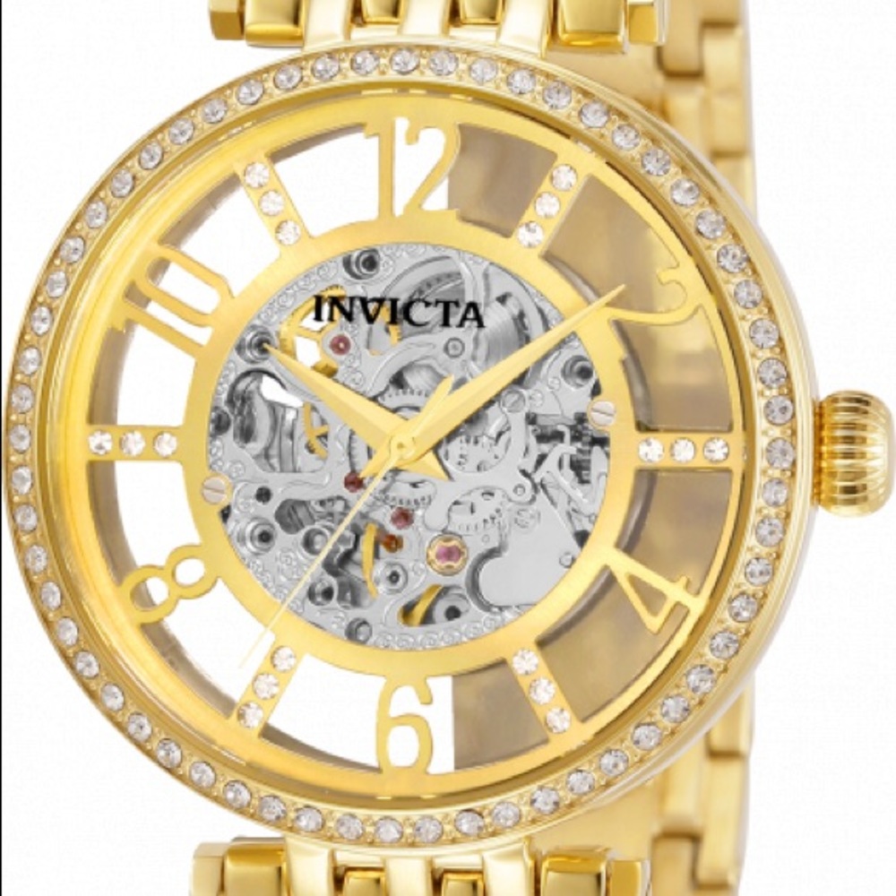 Invicta Art D Gold watch